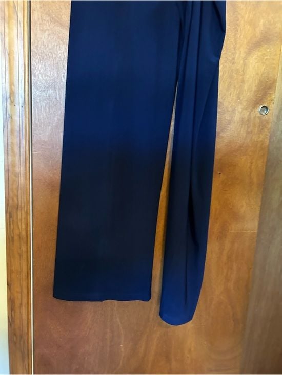Alex Evenings Navy Wide-Leg Women's Pants Sz L 6