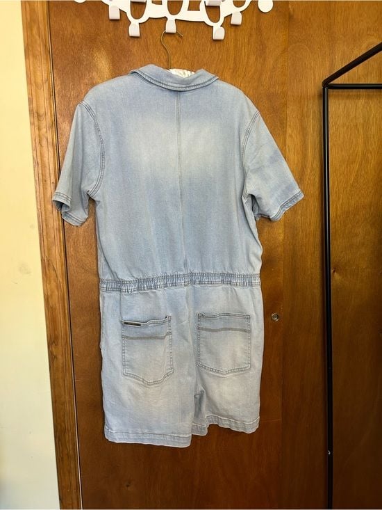 Vintage Y2K Jordache Denim Short Romper 6
