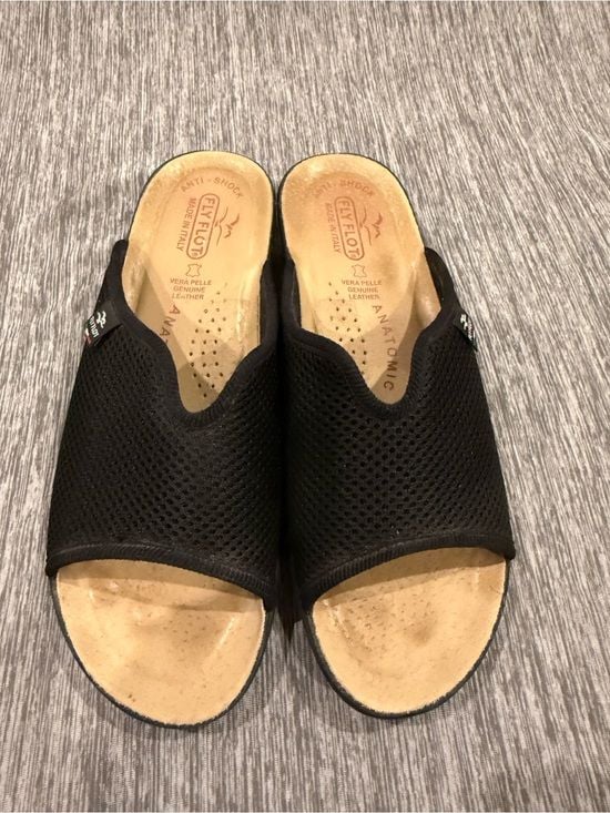 Fly Flot Women's Black Open-Toe Slide Mules 3
