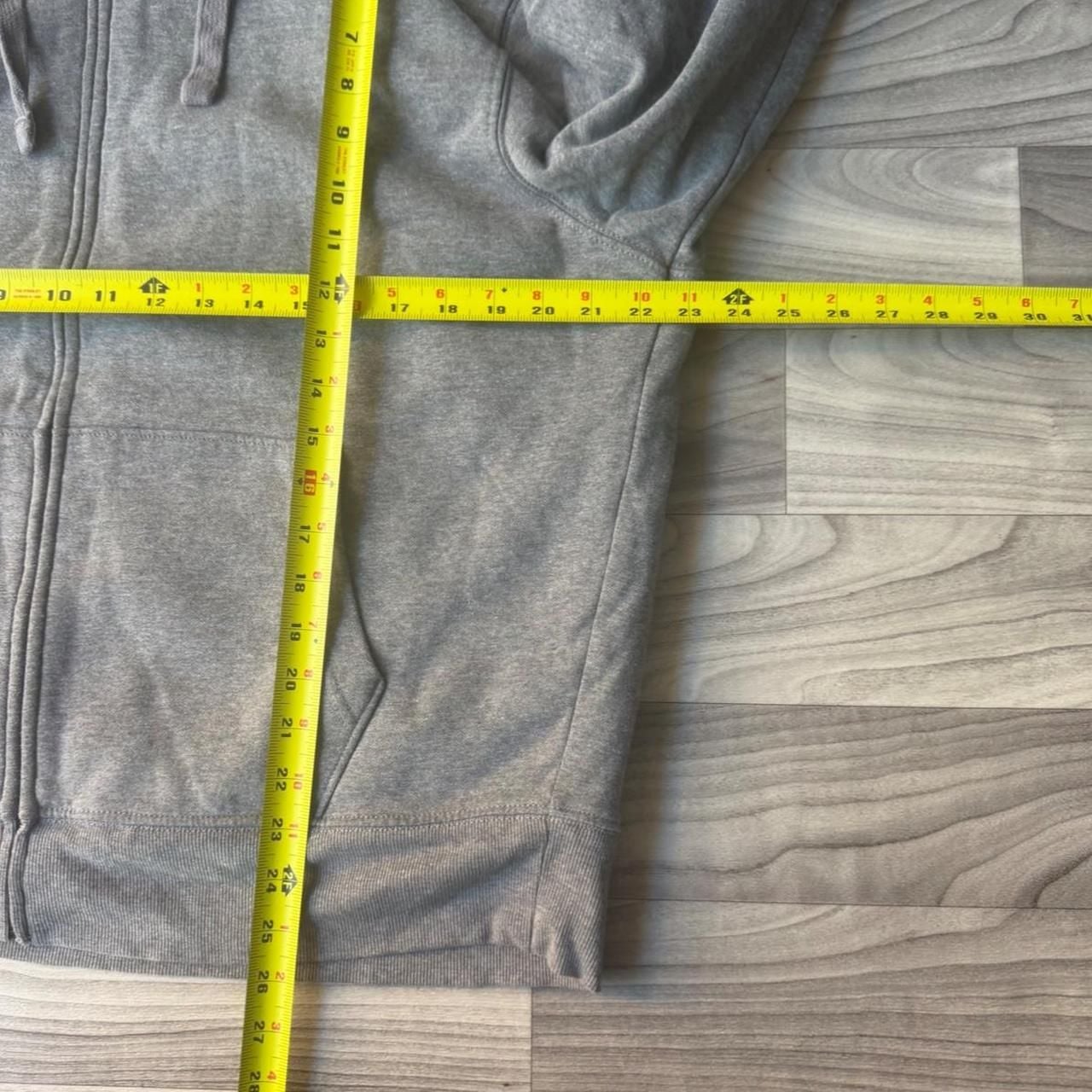 Old Navy Sherpa Lined Zip Up Hoodie Size L Grey 5