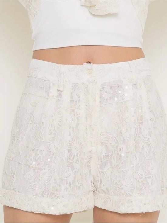 Summer Resort Sheer Lace Sequin Set 4