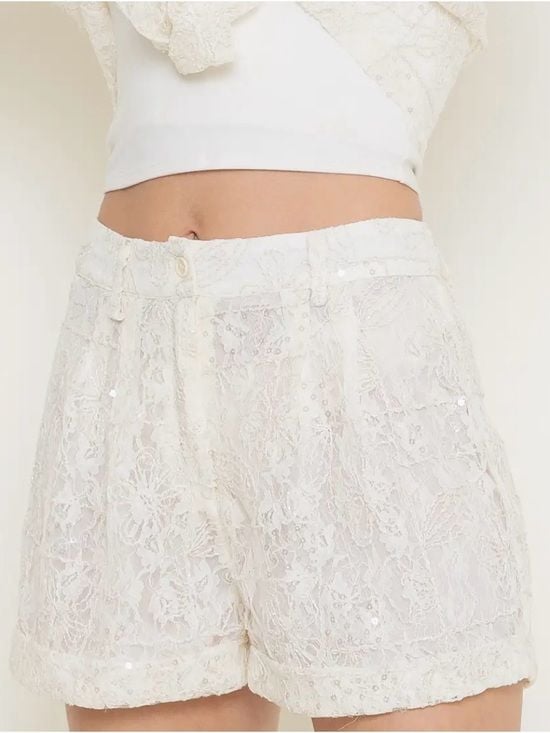 Summer Resort Sheer Lace Sequin Set 5