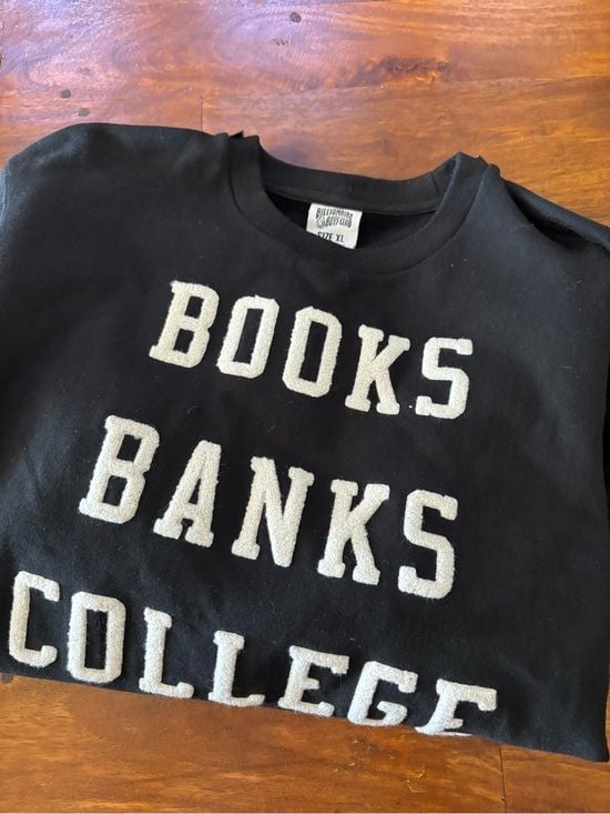 Billionaire Boys Club Black Crewneck Sweatshirt with White Graphic 4