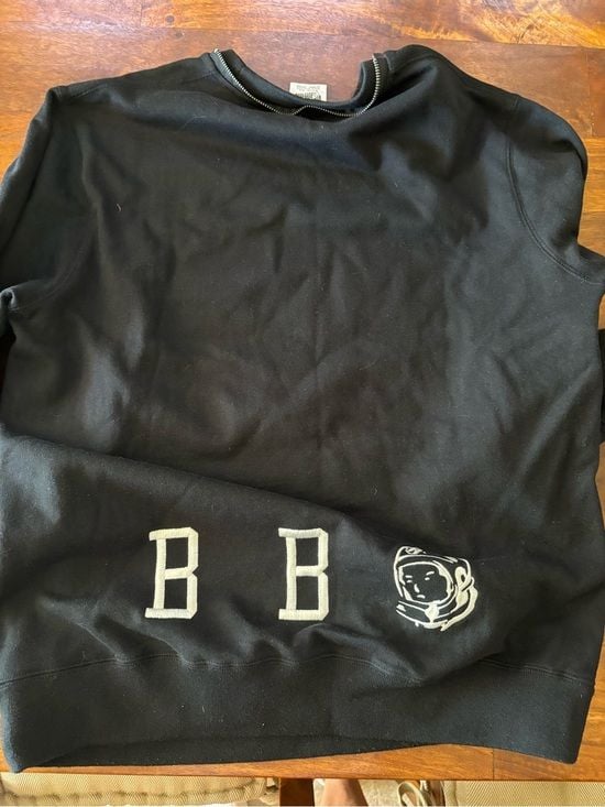 Billionaire Boys Club Black Crewneck Sweatshirt with White Graphic 6