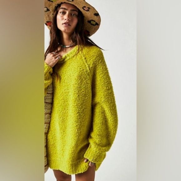 Free People Parker Teddy Tunic Sweater 2