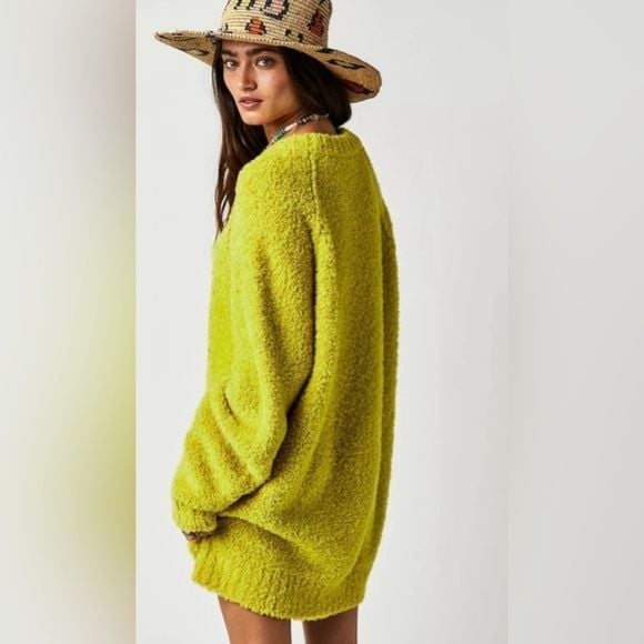 Free People Parker Teddy Tunic Sweater 3