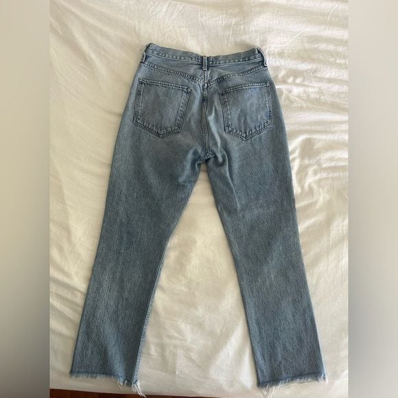 Agolde High Rise Women Jeans - Light Blue 4