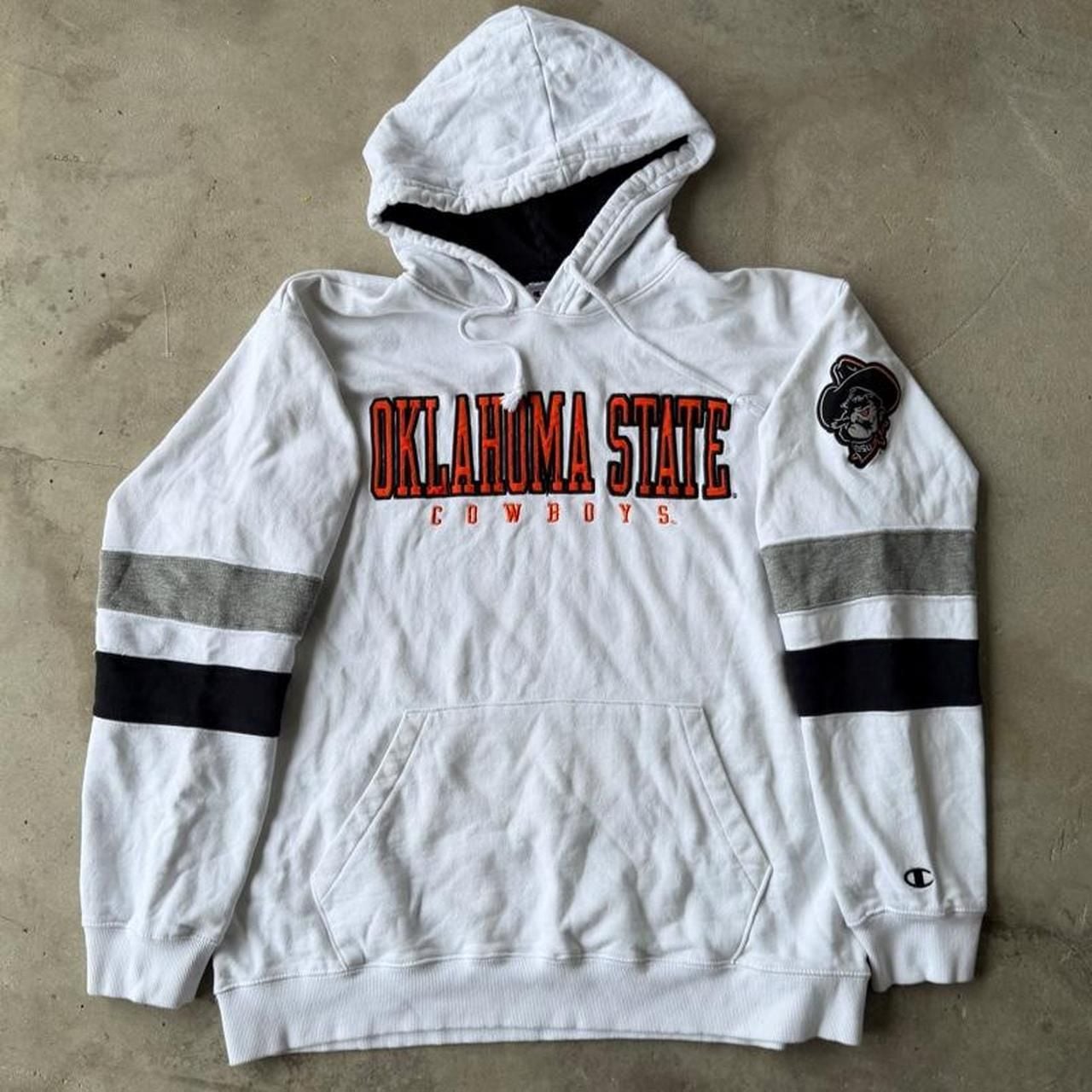 Champion Oklahoma State Cowboys Hoodie Size XL White 3