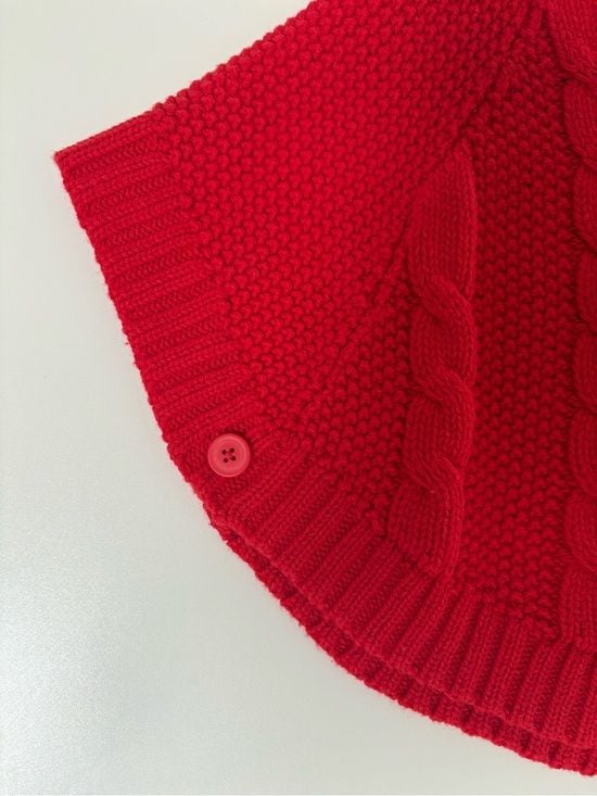 Carter's Bright Red Cable-Knit Turtleneck Sweater 2T 5