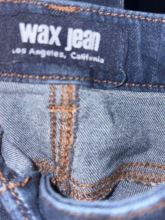 Wax Jean Dark Blue Kids Denim Short Overalls L 10