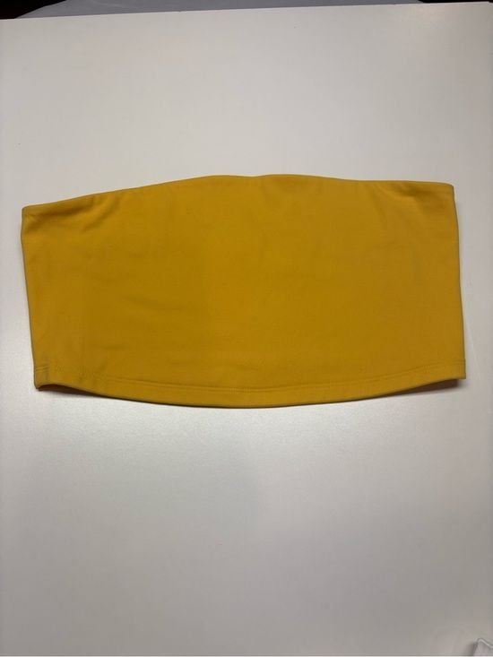 wild fable Orange, Yellow & White Bandeau Bikini Set XL 5