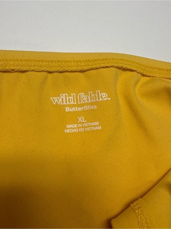 wild fable Orange, Yellow & White Bandeau Bikini Set XL 7