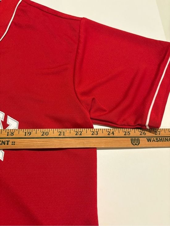 wild fable Red GAME DAY Cropped Baseball Jersey M 12