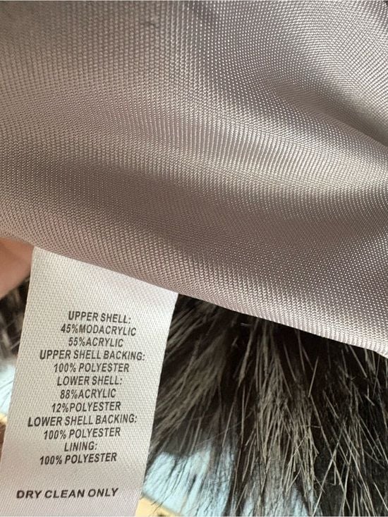 Yair’s Two-Tone Faux Fur Vest in Taupe and Black - Women's Sleeveless Coat M 9