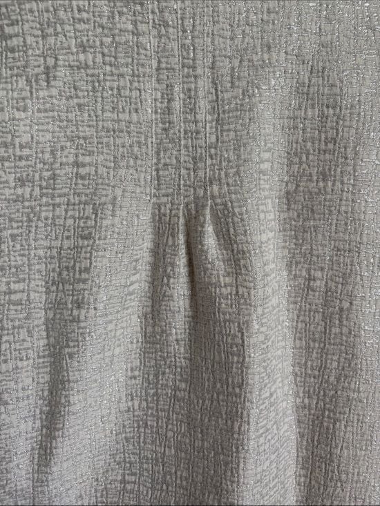 Mossimo Women’s Cream Textured Cropped Button Jacket M 9