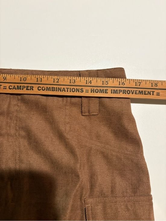 FAVLUX Rust Brown Cargo Pocket Mini Skirt women’s L 10