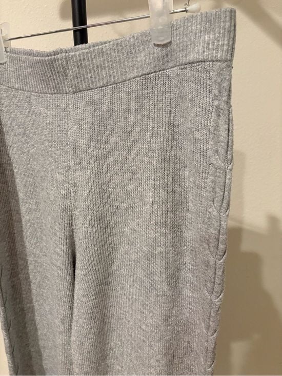 Auden Light Gray Knit Maxi Skirt XS 4