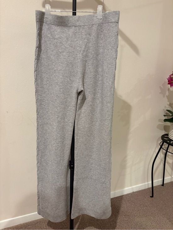 Auden Light Gray Knit Maxi Skirt XS 8