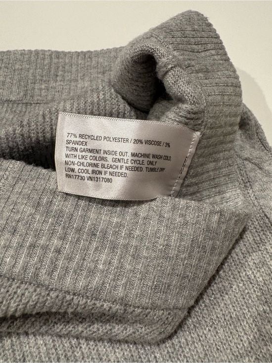 Auden Light Gray Knit Maxi Skirt XS 10
