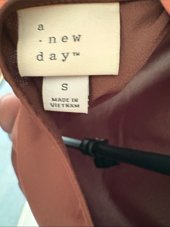 a new day Brown Long-Sleeve Fitted Dress 8
