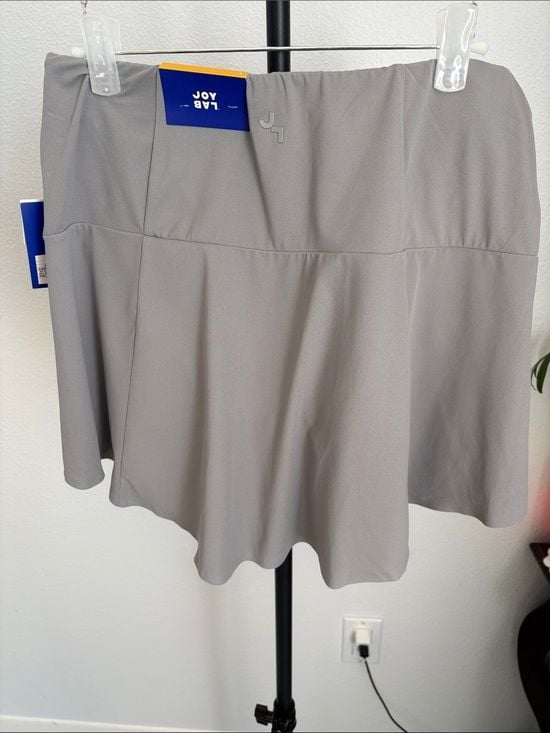 JoyLab Light Gray Flared Skirt 7