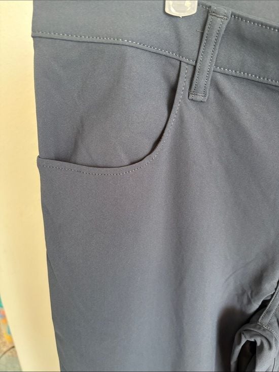 all in motion Men’s Navy golf stretch straight leg Pants 34X32 4