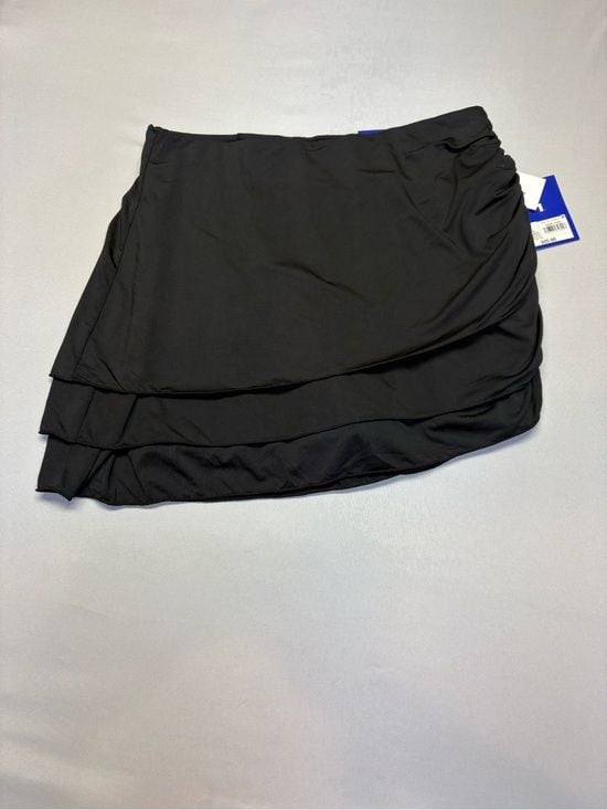 JoyLab Black Layered Bubble Hem Skirt women S 2