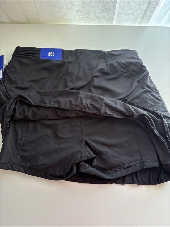JoyLab Black Layered Bubble Hem Skirt women S 4
