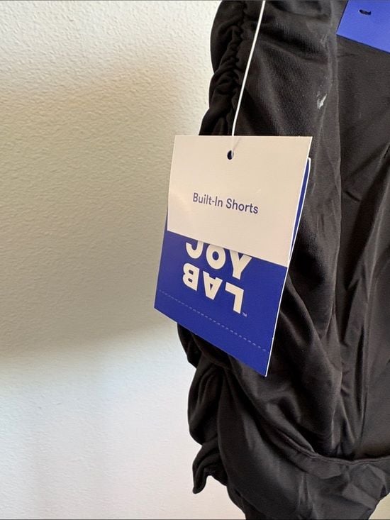 JoyLab Black Layered Bubble Hem Skirt women S 6