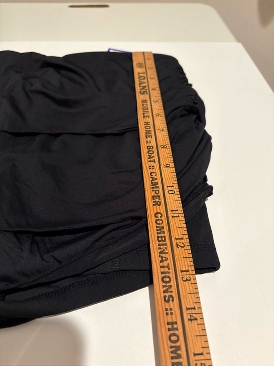 JoyLab Black Layered Bubble Hem Skirt women S 9