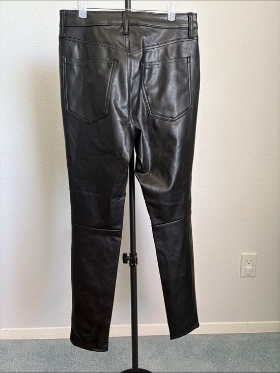 Universal Thread Black Faux Leather Skinny Jeans 8R 8