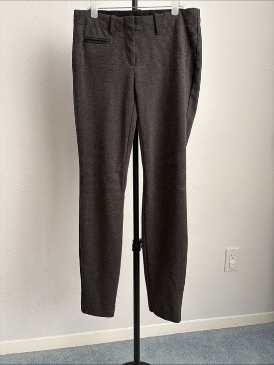 Dalia Collection Women's Slim Straight Trousers - Charcoal Gray 2 2