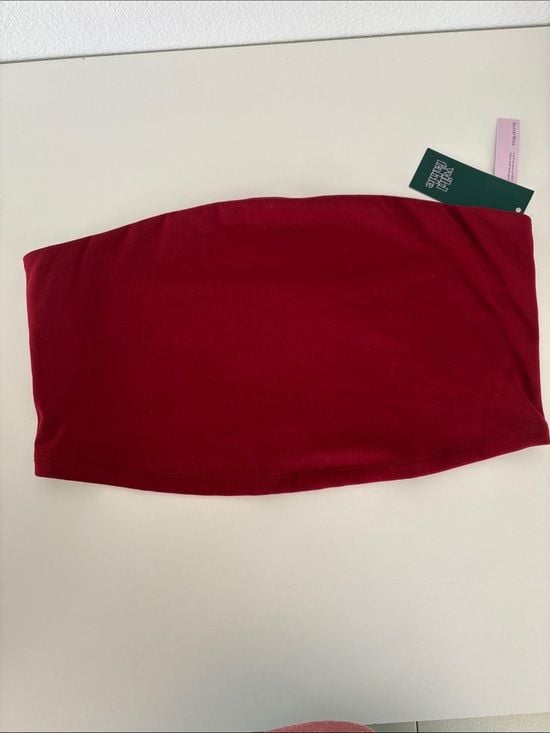 wild fable Red Bandeau Tube Top XXL women 2