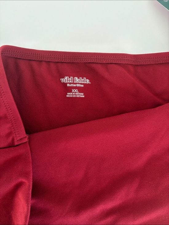 wild fable Red Bandeau Tube Top XXL women 3