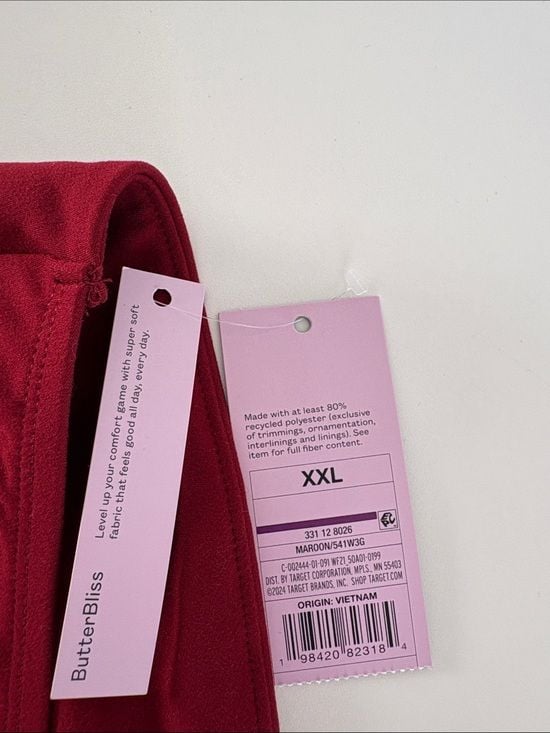 wild fable Red Bandeau Tube Top XXL women 7