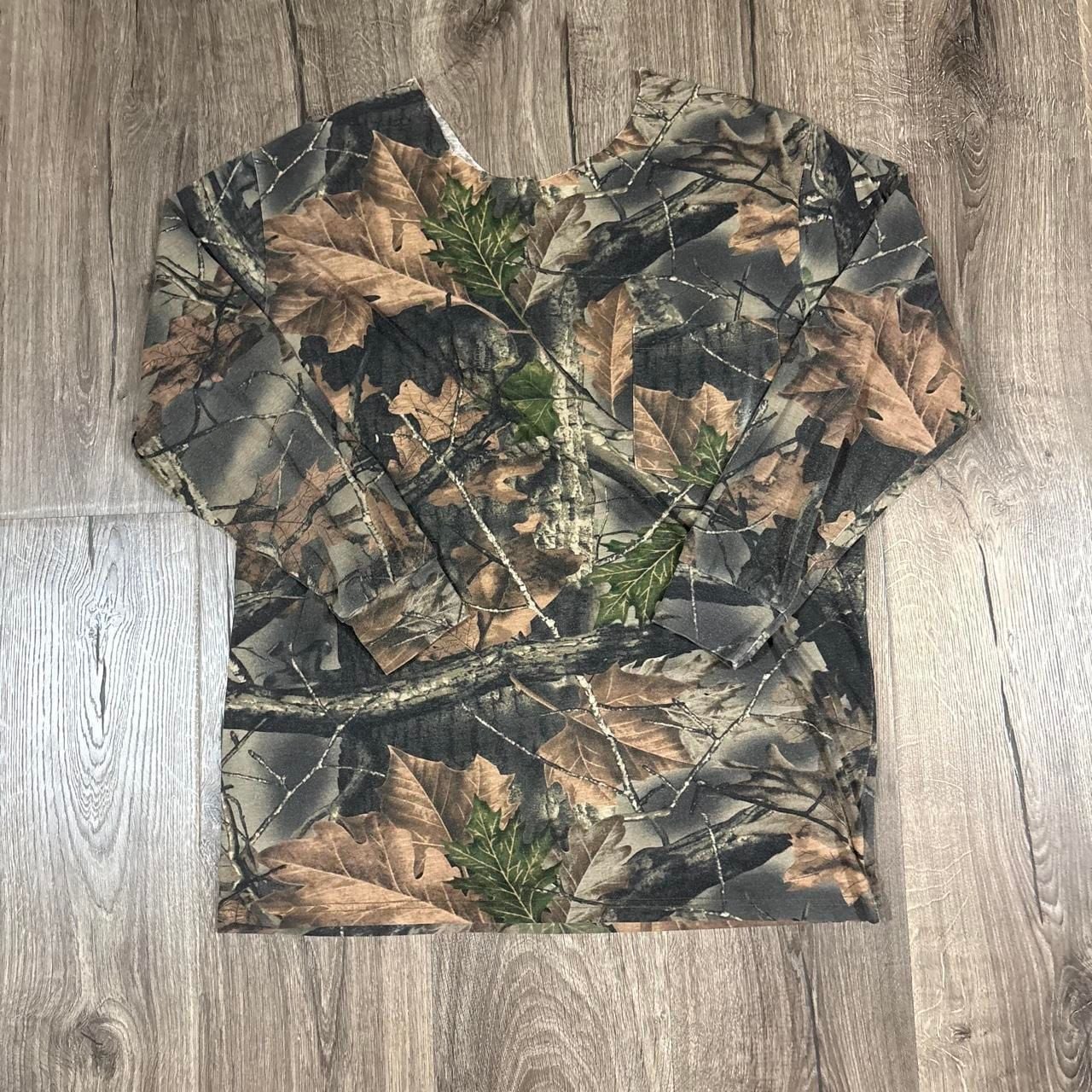 Vintage Realtree Camo Long Sleeve Pocket T-Shirt 4