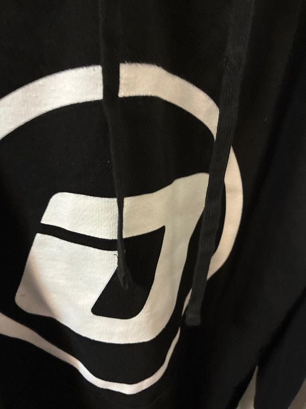 Observance black logo hoodie sweatshirt men’s large new wo tags 3
