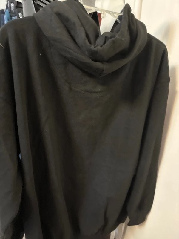 Observance black logo hoodie sweatshirt men’s large new wo tags 5