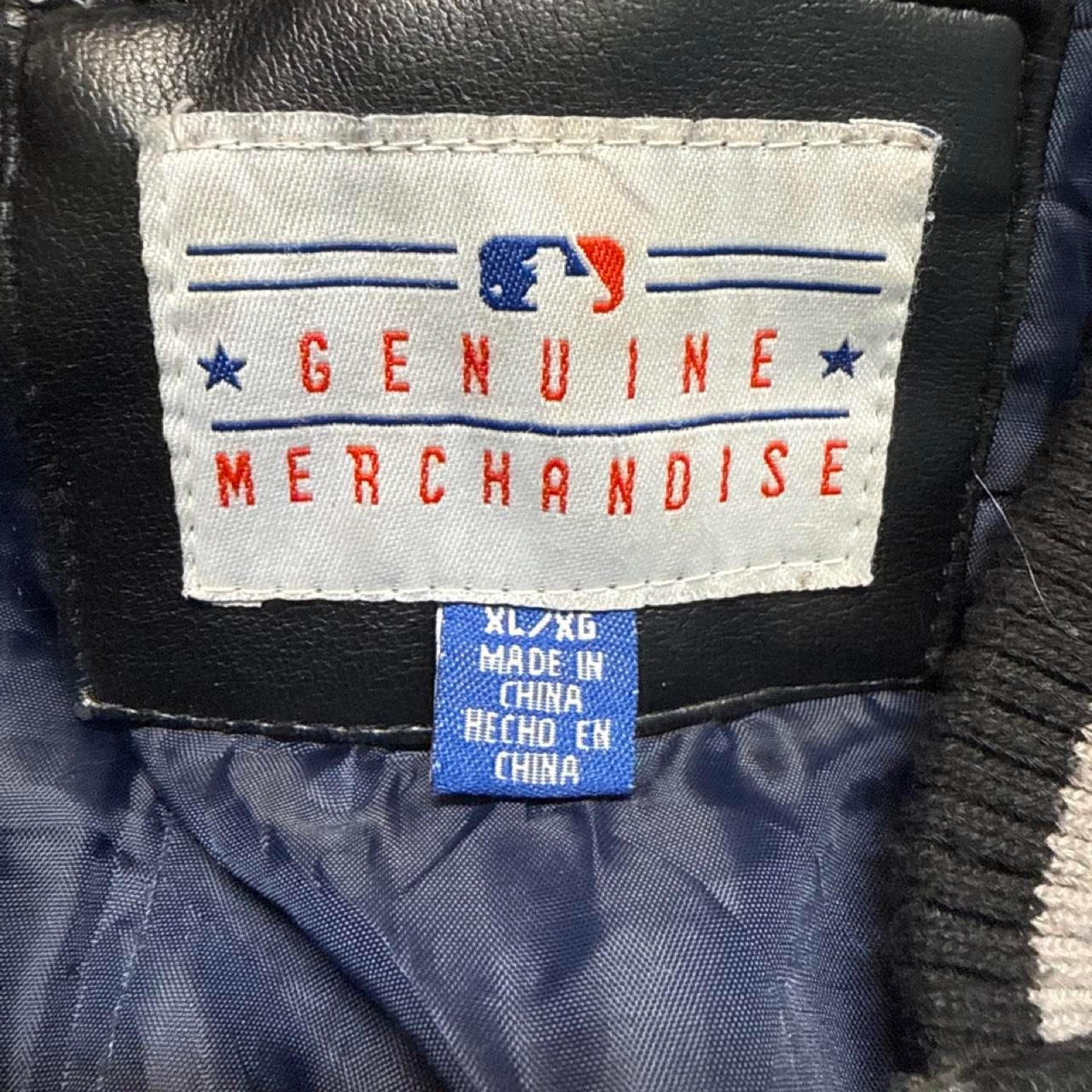 Genuine Merchandise New York Yankees Leather Jacket XL Black MLB 3
