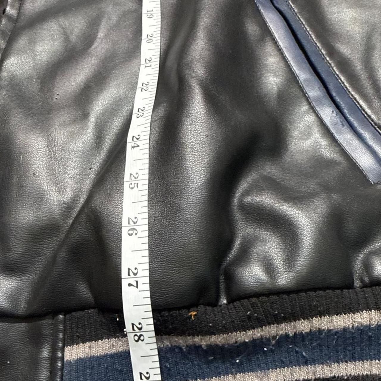 Genuine Merchandise New York Yankees Leather Jacket XL Black MLB 4