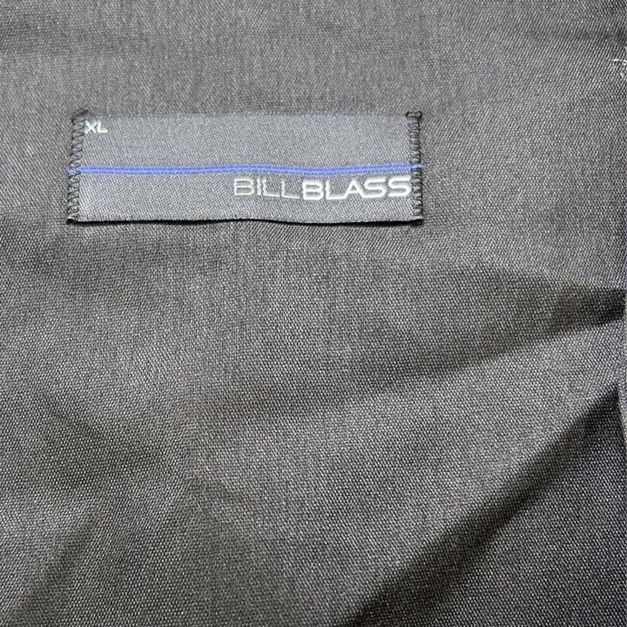 Bill Blass Houndstooth Tuxedo Vest Size XL Black White Formal Suit 3