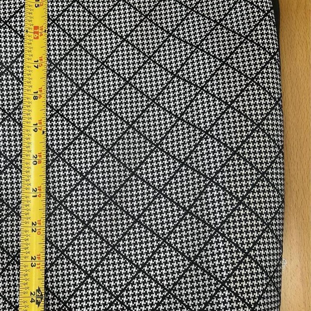 Bill Blass Houndstooth Tuxedo Vest Size XL Black White Formal Suit 4