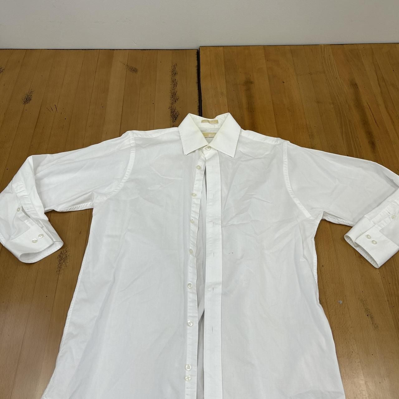 Michael Kors White Long Sleeve Button Up Shirt 4