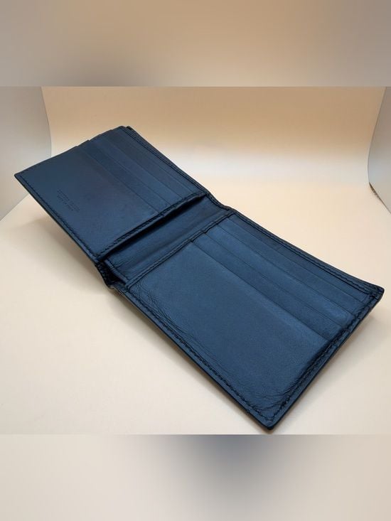 Bottega Veneta Black Intrecciato Woven Leather Bifold Wallet 7