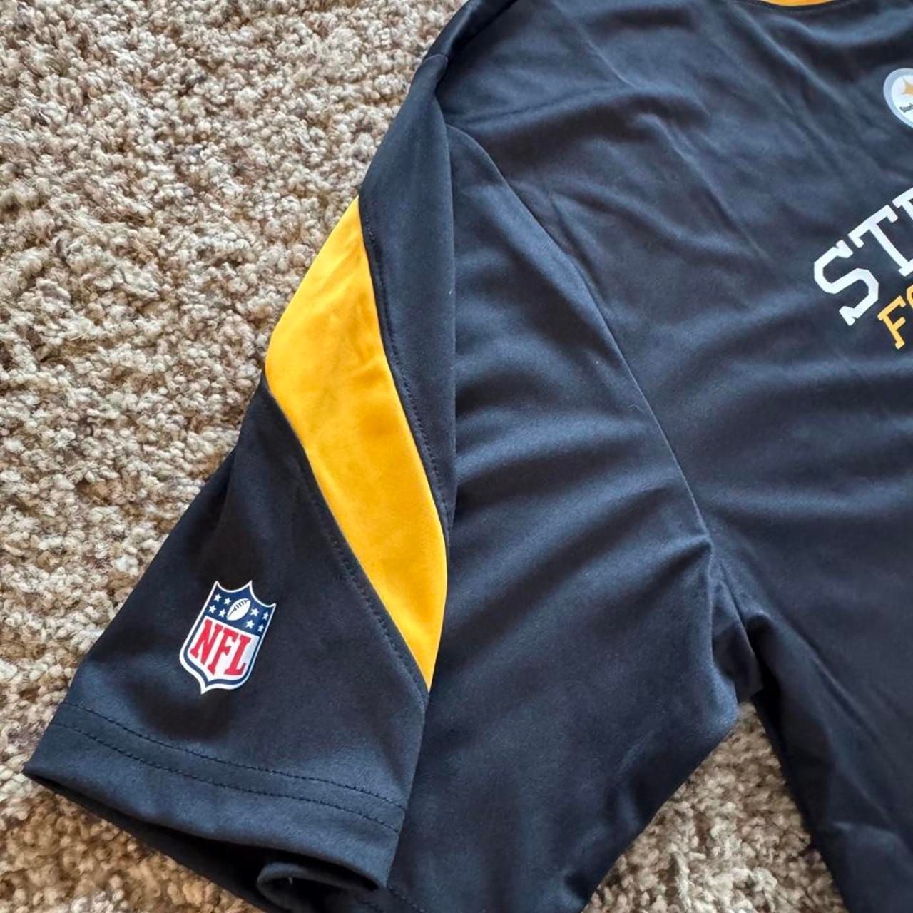Reebok Pittsburgh Steelers NFL Jersey Size L Black PlayDry 6