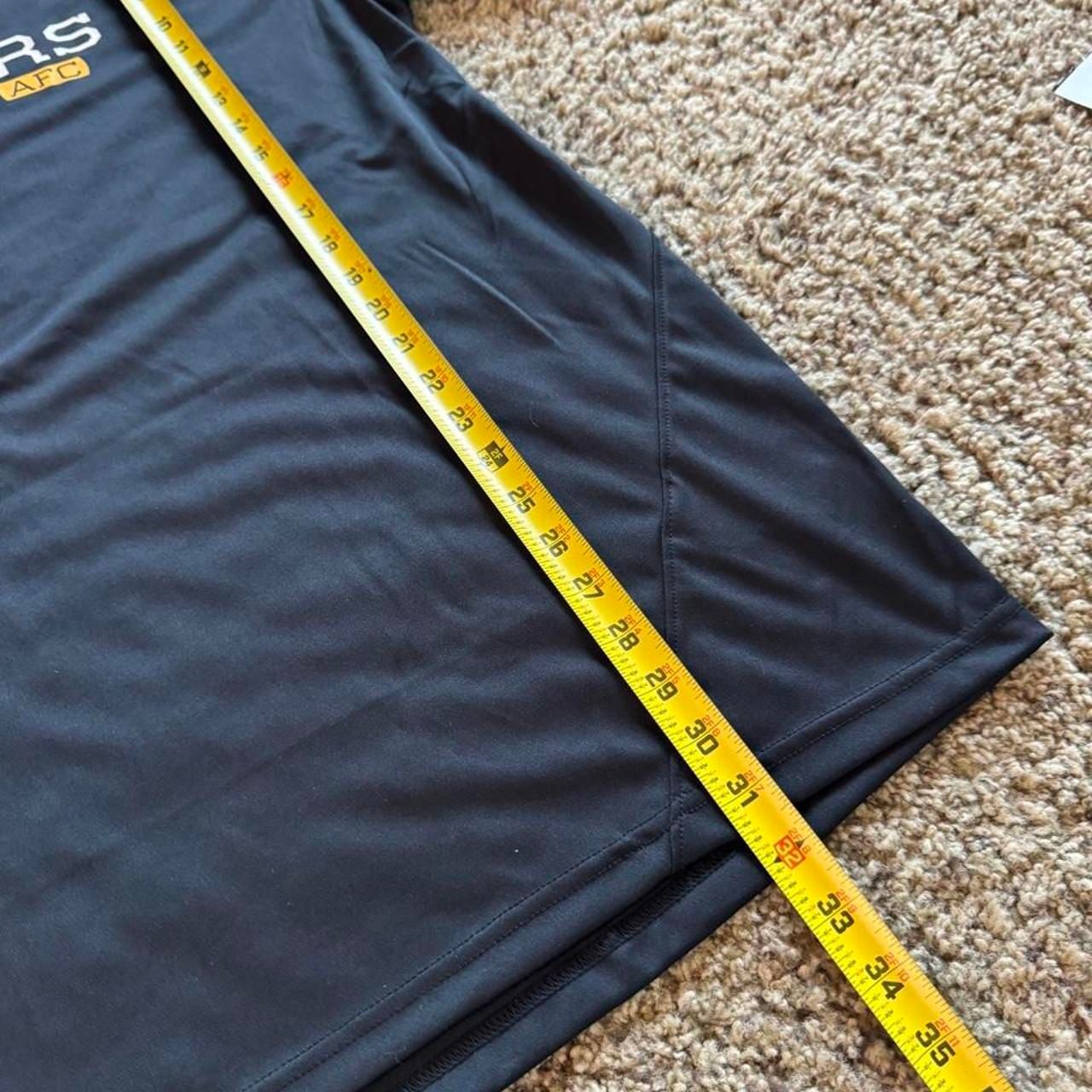 Reebok Pittsburgh Steelers NFL Jersey Size L Black PlayDry 7