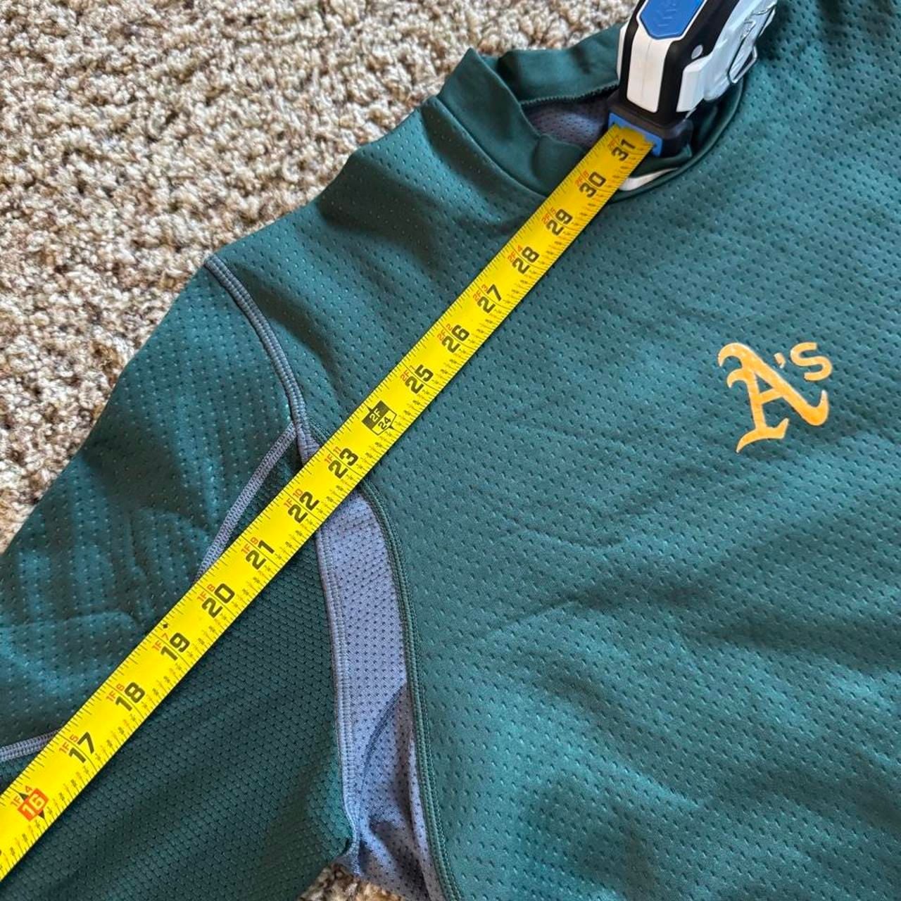 Nike Oakland Athletics MLB Pro Combat Size L Long Sleeve Shirt 7