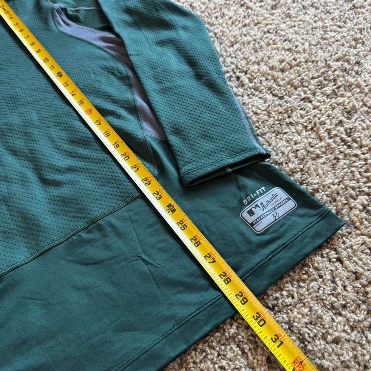 Nike Oakland Athletics MLB Pro Combat Size L Long Sleeve Shirt 8