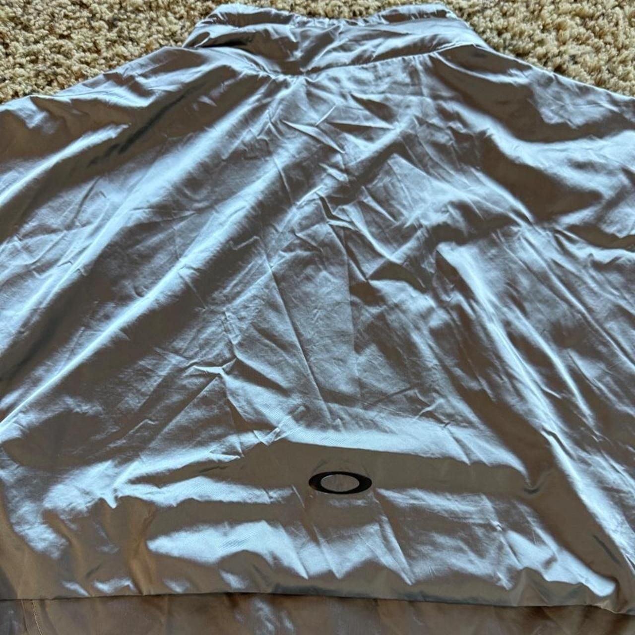 Oakley Silver Windbreaker Jacket US/EU L JPN XL 5