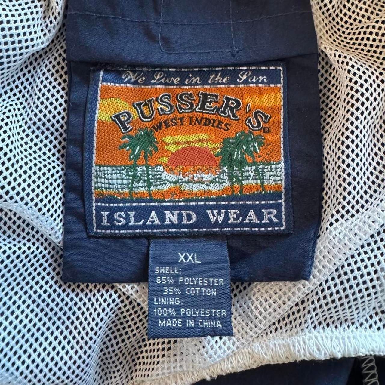 Pusser's West Indies Swim Shorts XXL Navy Blue Sailing Gear 5
